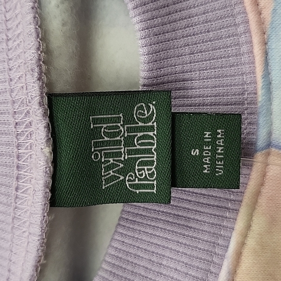 Blue checkered print fleece oversized sweatshirt & sweatpants | Wild Fab… - Picture 7 of 16